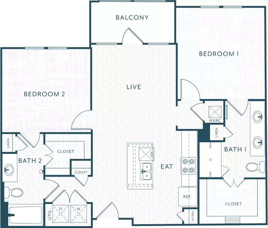 B1 Essential Housing 6309 floor plan