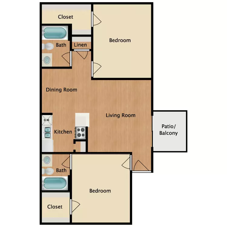 2-2 703 floor plan