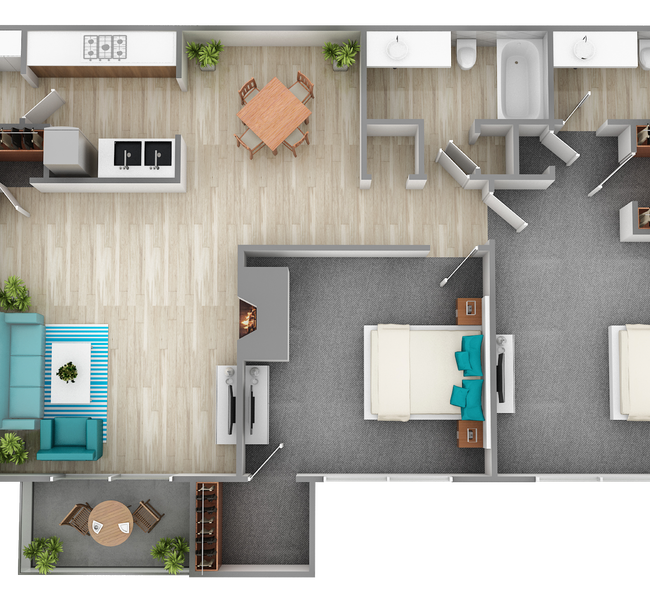 Unit F0235 floor plan