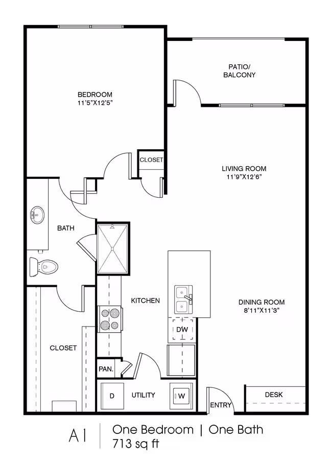 Unit 2304 floor plan