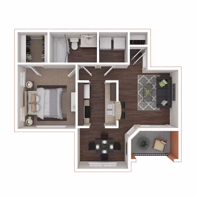 Unit 0652 floor plan