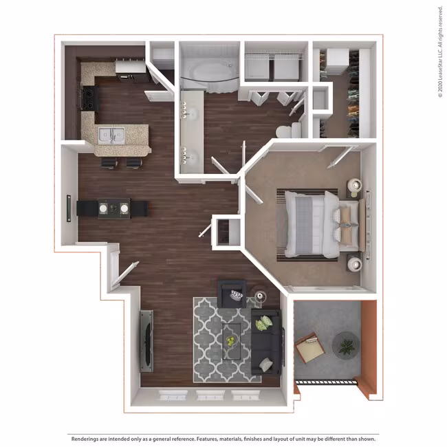 Unit 1633 floor plan