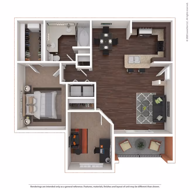Unit 0523 floor plan