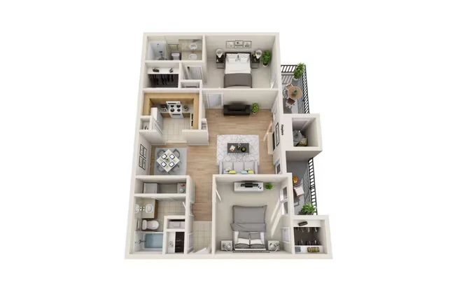 B2 1222 floor plan