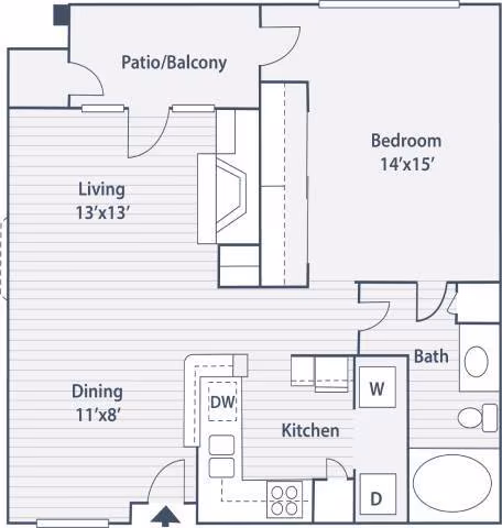 Unit 138 floor plan