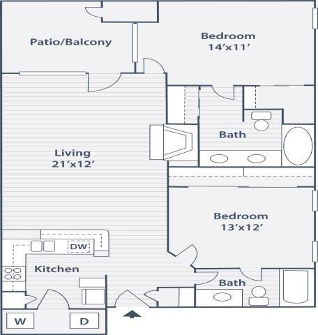 B1 305 floor plan
