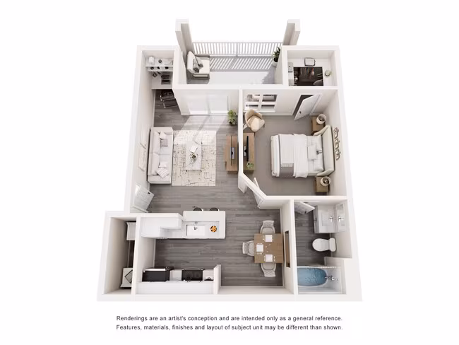 Unit 1223 floor plan