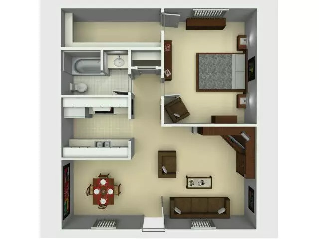 B 158 floor plan