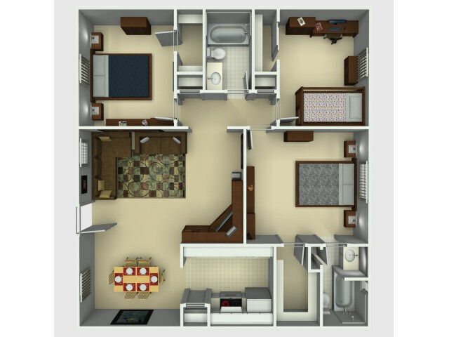 F 274 floor plan