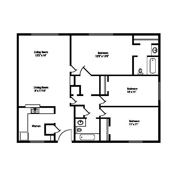 Unit 800 416 floor plan