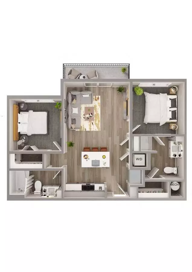 Unit 1418 1418 floor plan