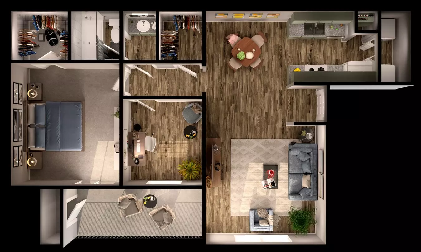 Unit 1422 1422 floor plan