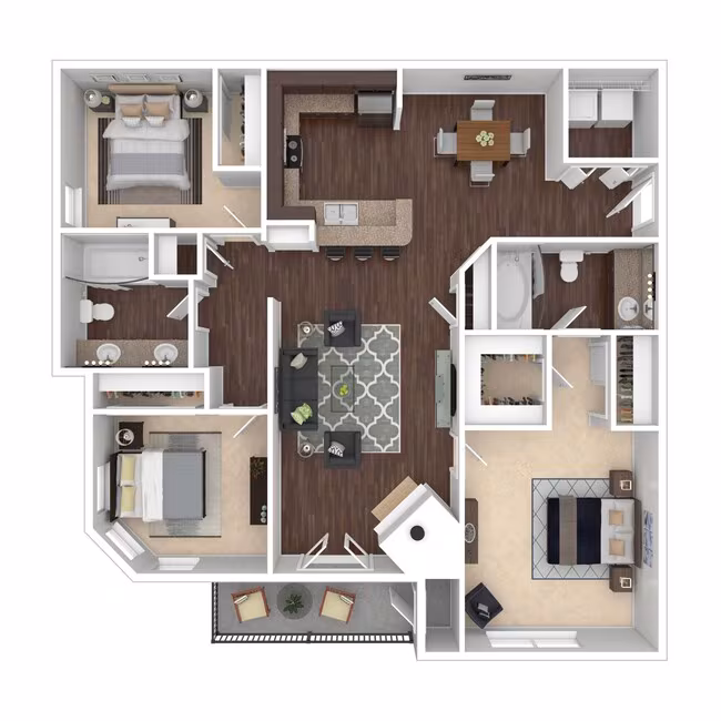 C1 2208 floor plan