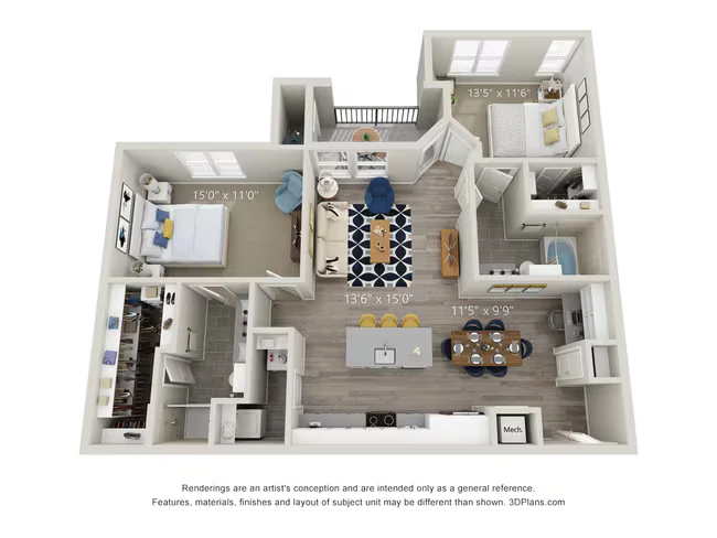 B-5 3206 floor plan