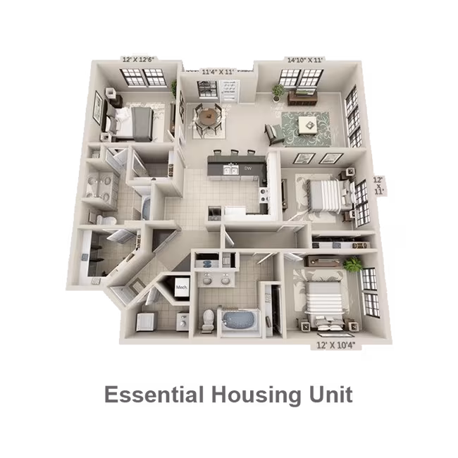 esC1.P8 E3000 floor plan