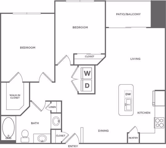 Unit 3144 floor plan