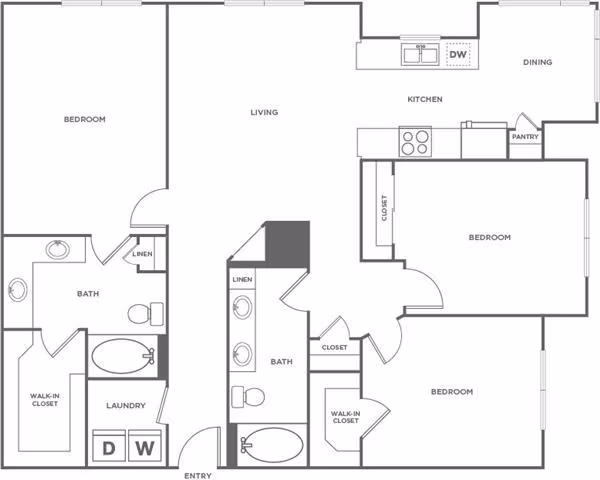 Unit 2131 floor plan
