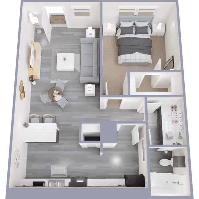 Unit 1317B floor plan