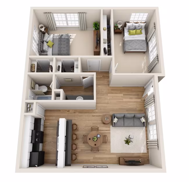 Unit 2164 floor plan