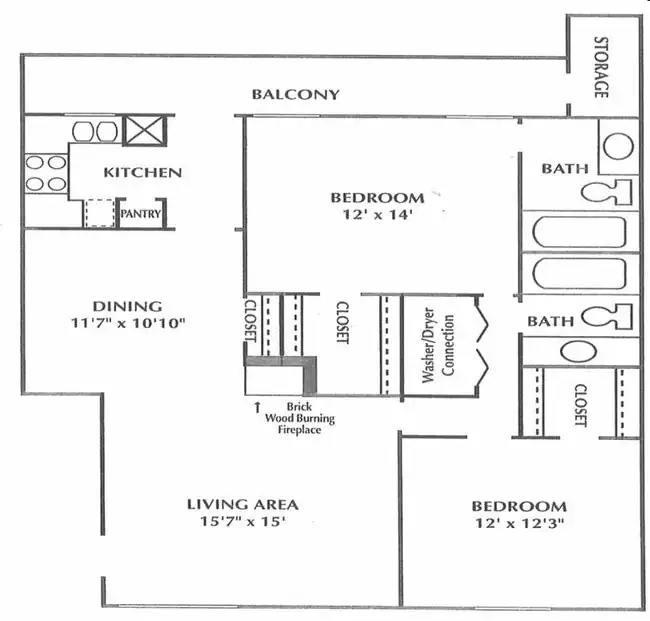 Unit 161-C floor plan