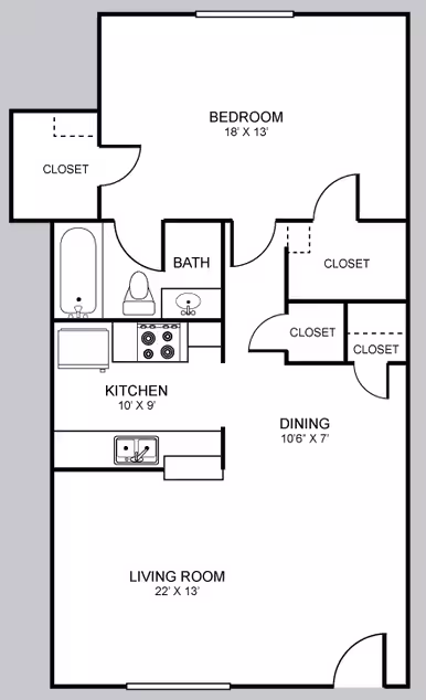 B 107 floor plan