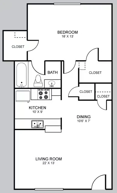 B 107 floor plan