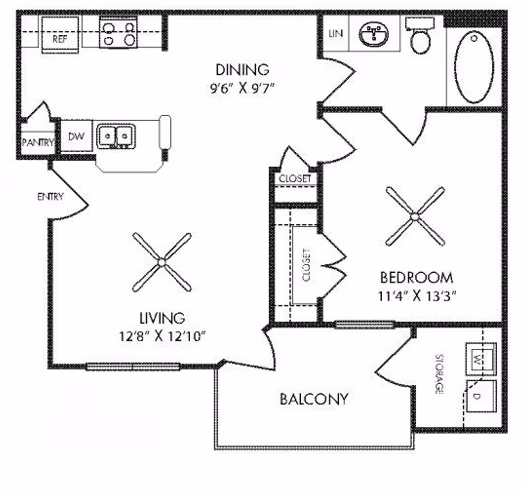 A1U 4305 floor plan
