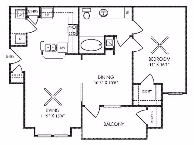 Unit 3206 floor plan