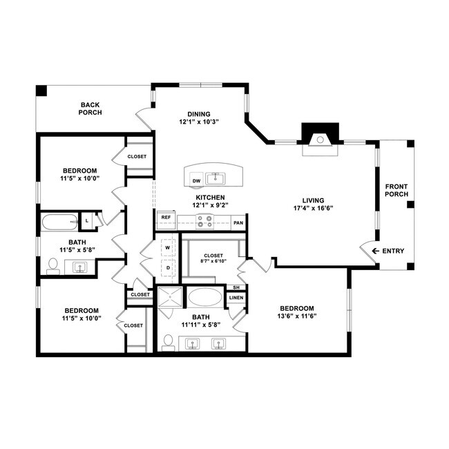 B1 14-207 floor plan