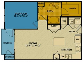 A4 1076 floor plan