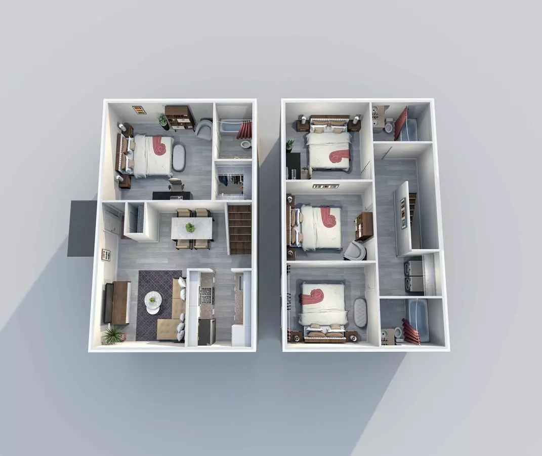 4 Beds • 3 Bath 27 floor plan