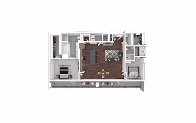 Unit 2303 floor plan