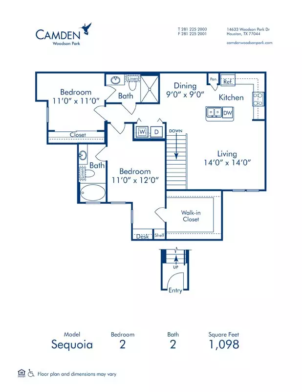 Unit 1222 1222 floor plan