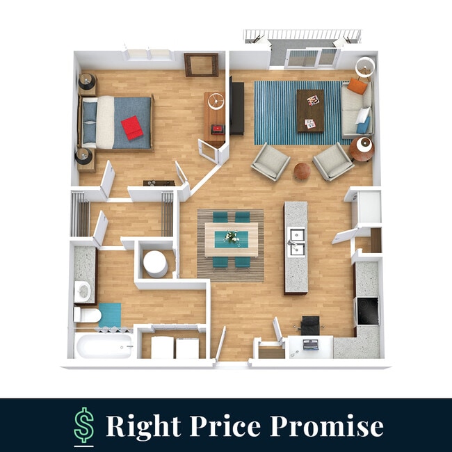 Unit 4312 floor plan