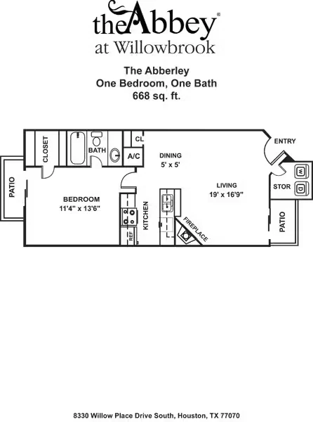 Abberley 1001 floor plan