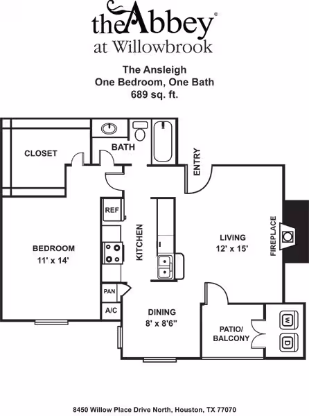 Unit 1502 floor plan