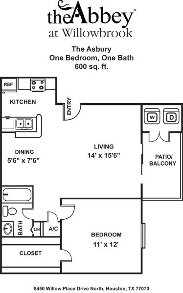 Unit 1510 floor plan