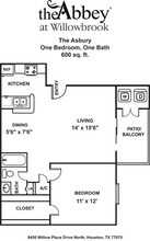 Asbury 1407 floor plan