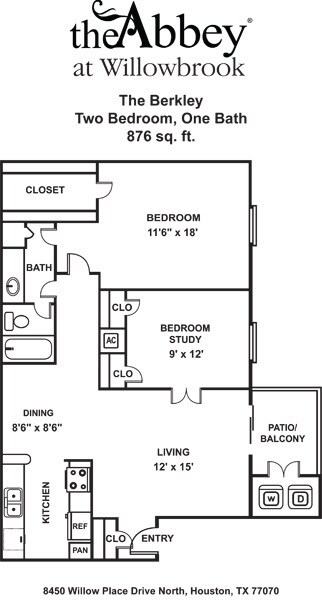 Unit 1615 floor plan