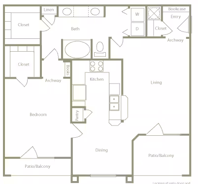 Unit 2101 2101 floor plan