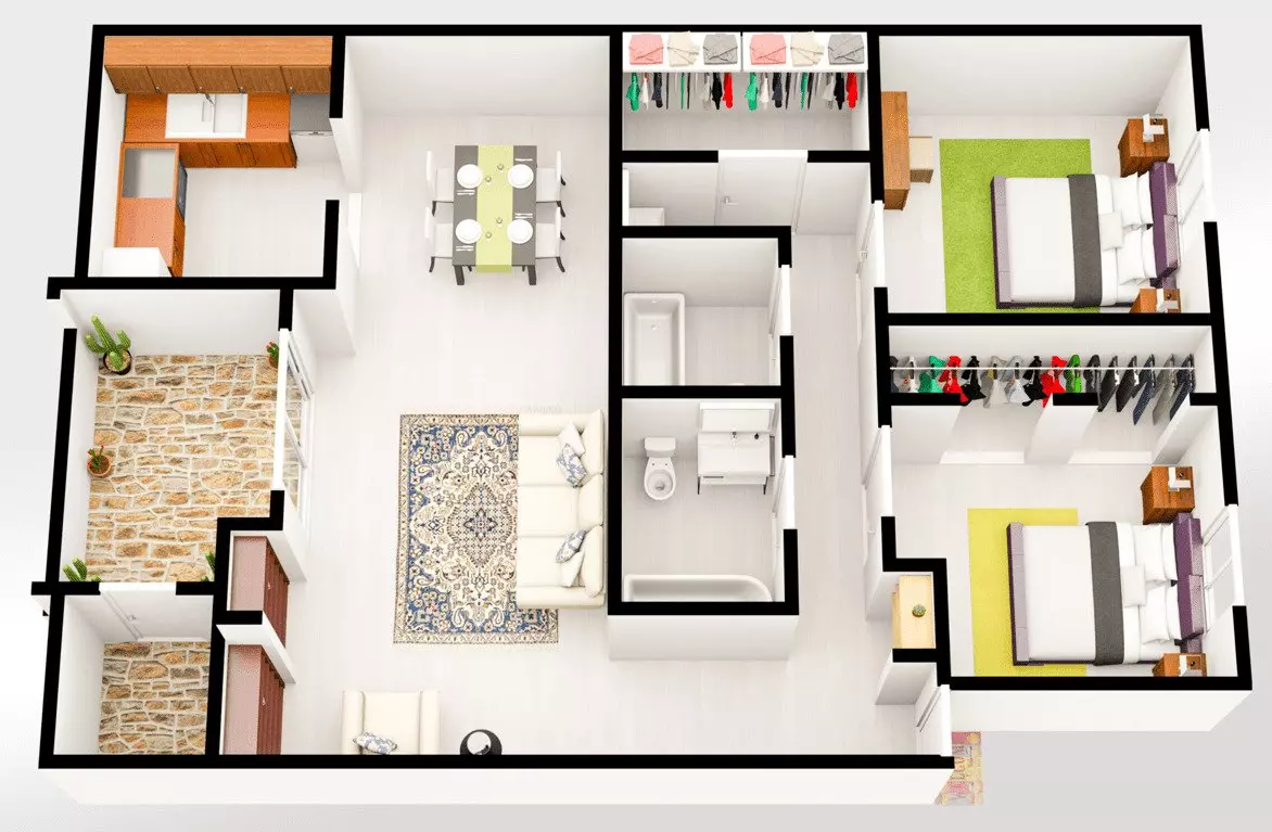 B2 1110 floor plan