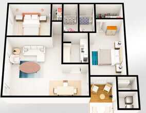 Unit 1110 1110 floor plan