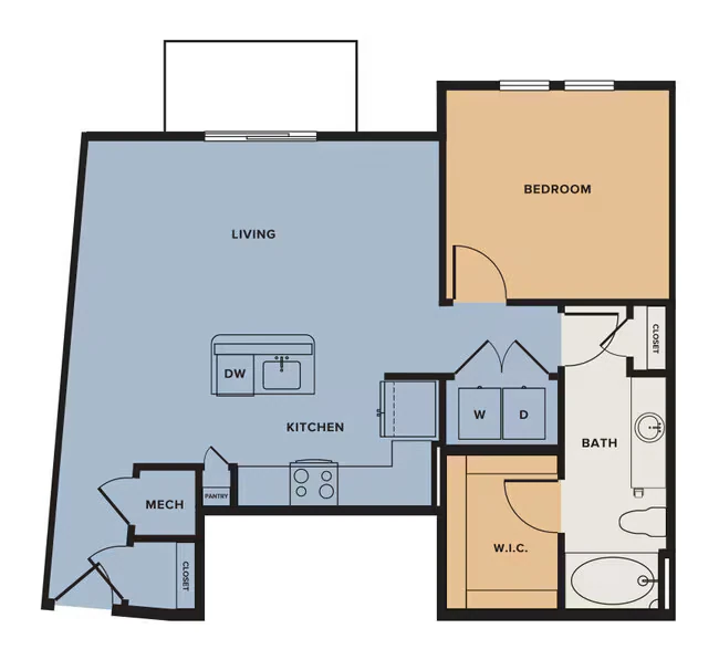 Unit 1110 1110 floor plan