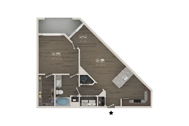 A3 2108 floor plan