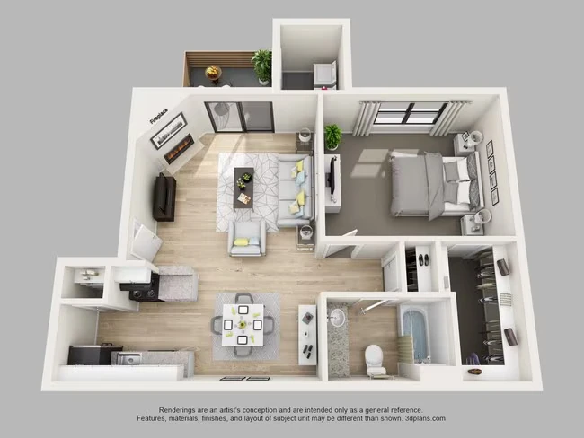 1 507B floor plan