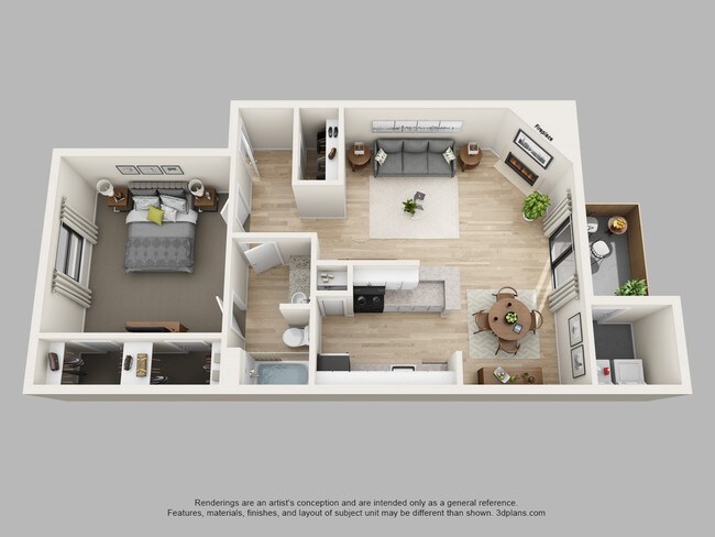 1 1110B floor plan