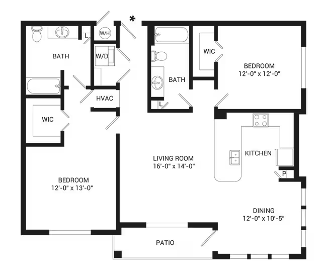 Burgundy 3502 floor plan