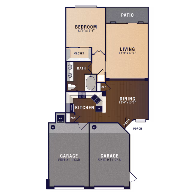 Unit 1505 floor plan