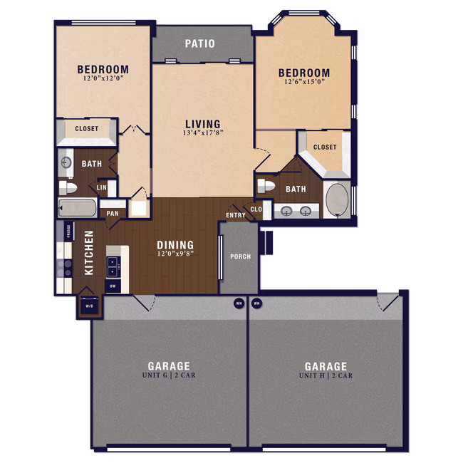 Unit 1001 floor plan