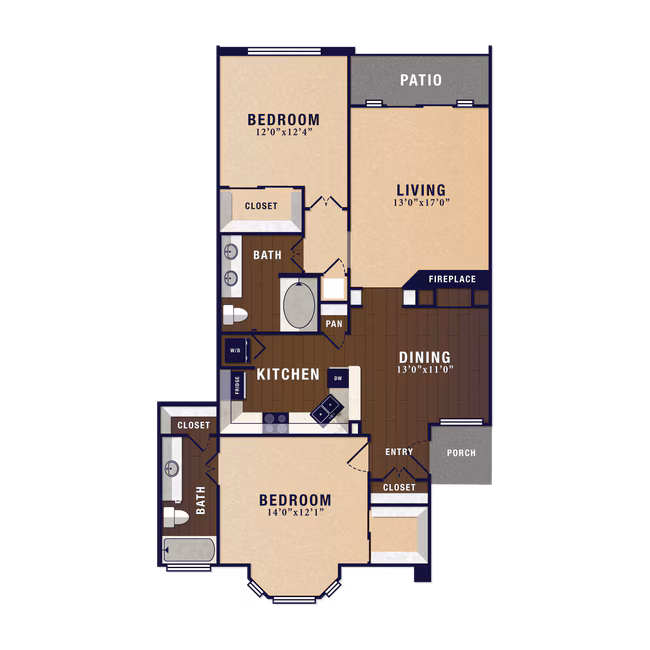 Unit 1504 floor plan